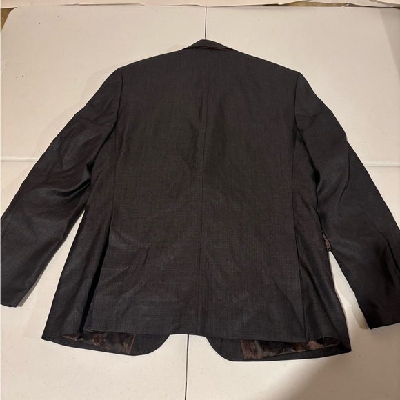 Tallia Gray Polyester Blend 2 Button Sports Coat Men’s Size 40R - Picture 7 of 8